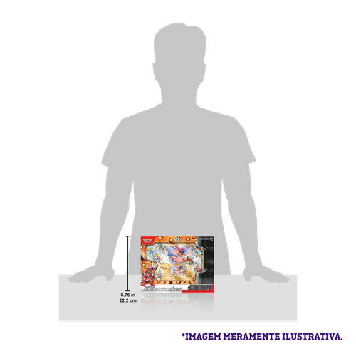 Pokemon TCG Slashing Legends ex Box - Koraidon - Scale_PTBR